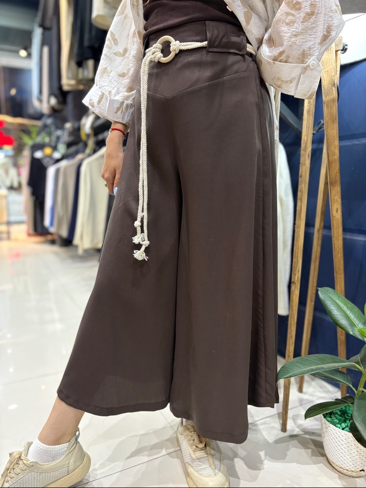 شلوار دامنی پارچه ابریشم